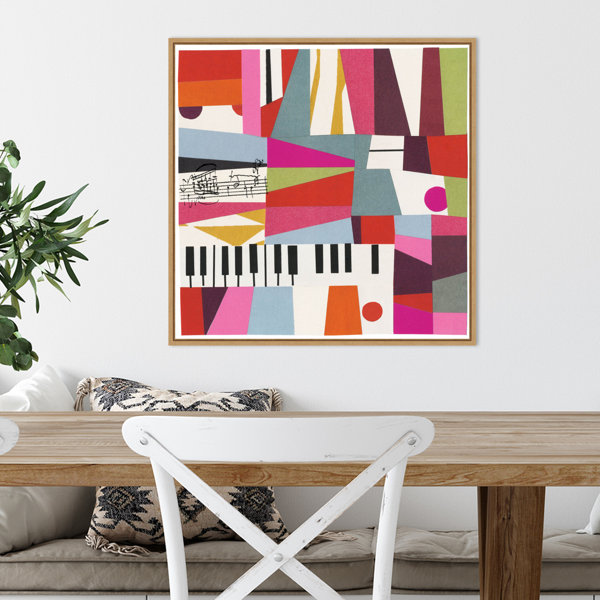 Red Barrel Studio® Harmony Framed On Canvas by Jenny Frean Print Wayfair